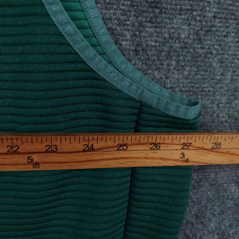Alaskan Hardgear Duluth Trading Co Vest Mens 2XL Green Ribbed Fleece Full Zip AK